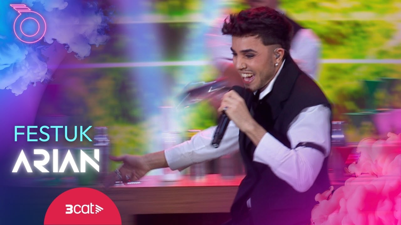 L'Arian cantant Festuk a la gala d'Eufòria, a 3Cat